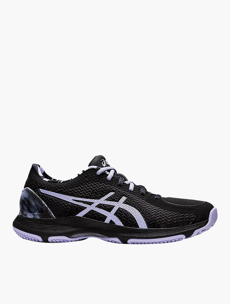 Black asics hotsell netball shoes